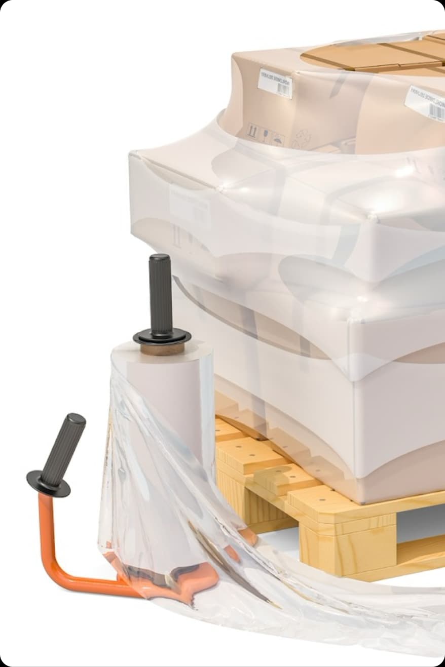 Película estirada manual lista para envío a todo México